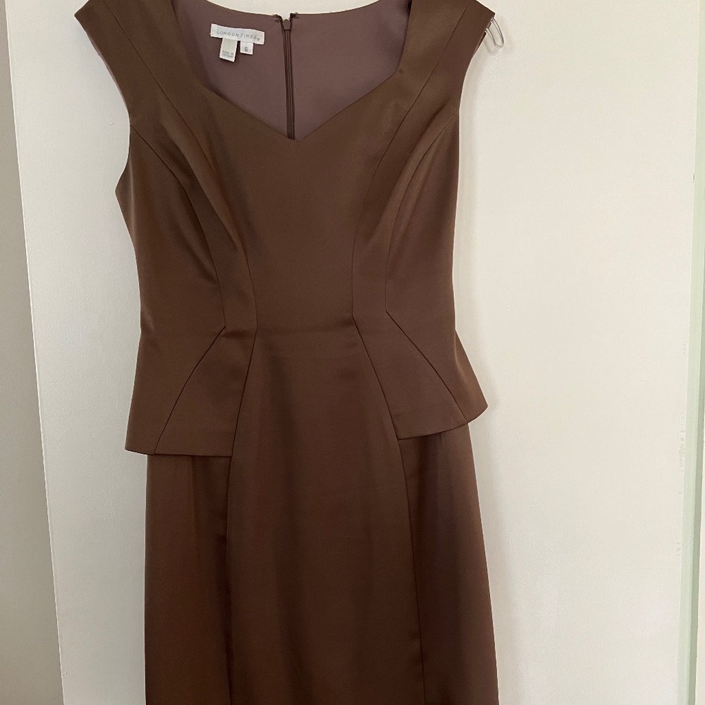 Satin Mauve Dress
